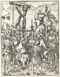 Sankt Filips martyrium. af Lucas Cranach the Elder
