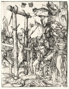 Martyrium af St. Simeon, ca. 151015. af Lucas Cranach the Elder