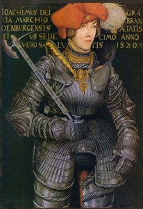 Portræt af Joachim II. af Brandenburg som kurfyrste af Lucas Cranach the Elder