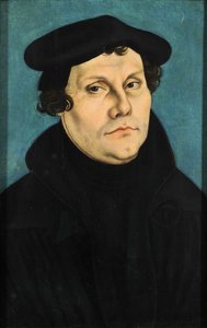 Portræt af Martin Luther af Lucas Cranach the Elder