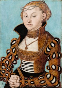 Portræt af prinsesse Maria af Sachsen af Lucas Cranach the Elder