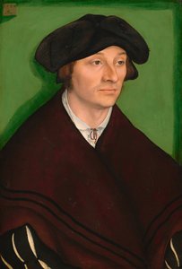 Portræt af en mand af Lucas Cranach the Elder