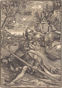 Sankt Christopher af Lucas Cranach the Elder