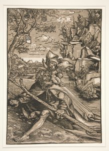 Sankt Christopher af Lucas Cranach the Elder