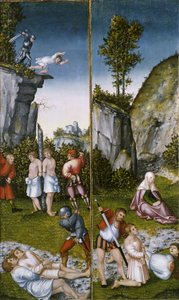Sankt Felicitas ved sine syv sønners martyrdød af Lucas Cranach the Elder