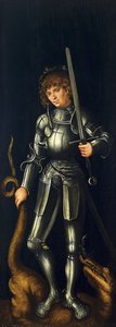 St. George, ca 1514 af Lucas Cranach the Elder
