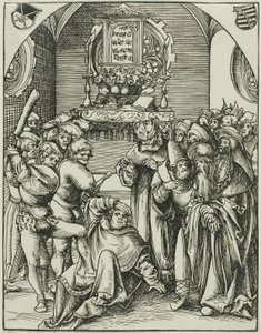 Sankt Judas, fra Apostlenes martyrium af Lucas Cranach the Elder