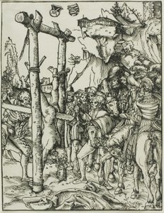 Sankt Simon, fra Apostlenes martyrium af Lucas Cranach the Elder