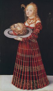 Salomé (olie på træ) af Lucas Cranach the Elder