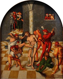 Kristi flagelation, 1538 af Lucas Cranach the Elder