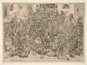 Den fjerde turnering af Lucas Cranach the Elder