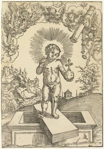 Kristusbarnet som forløser af Lucas Cranach the Elder