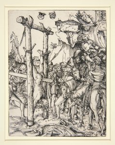 Sankt Simons martyrium af Lucas Cranach the Elder