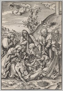 The Passion: The Lamentation, 1509. af Lucas Cranach the Elder