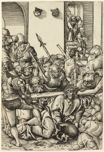 Vejen til Golgata, fra passionshistorien af Lucas Cranach the Elder