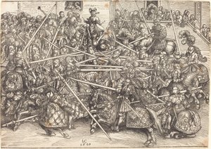 Den tredje turnering af Lucas Cranach the Elder
