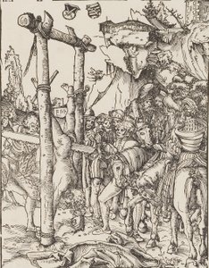 Opskæring af St Simon Zelotes af Lucas Cranach the Elder