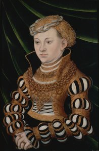 Portræt af prinsesse Margaret af Sachsen af Lucas Cranach the Elder and workshop
