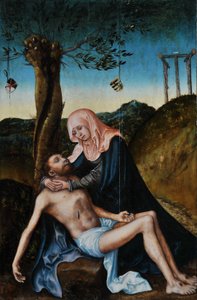 Slovakisk: Pieta Pieta under korset