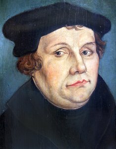 1570 Cranach d.J. Portræt Martin Luther anagoria af Lucas Cranach the Younger