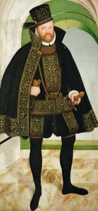 Tysk: Kurfyrste August af Sachsen (1526-1586) Augustus, kurfyrste af Sachsen (1526-1586) af Lucas Cranach the Younger