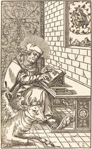Sankt Lukas af Lucas Cranach the Younger