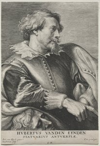 Portræt af Hubert van den Eyden.