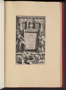 Titelblad for Franciscus van Haer, Annales Dukes or Princes of Brabant, III af Lucas Emil Vorsterman after Sir Peter Paul Rubens