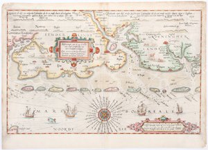 Østfriesland 1584 kort af Waghenaer