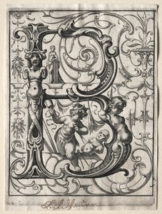 Nyt ABC-hæfte: B, 1627. af Lucas Kilian