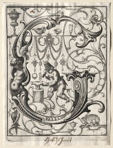 Ny ABC-hæfte: G, 1627. af Lucas Kilian
