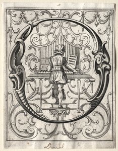 Ny ABC-hæfte: O, 1627. af Lucas Kilian