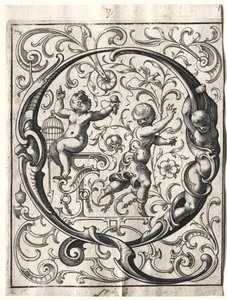 Ny ABC-hæfte: Q, 1627. af Lucas Kilian