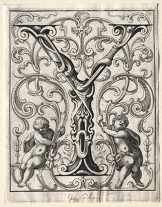Ny ABC-hæfte: Y, 1627. af Lucas Kilian