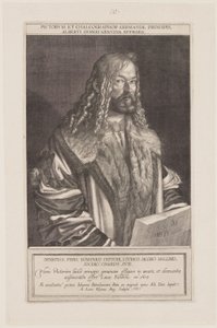 Portræt af Albrecht Dürer af Lucas Kilian