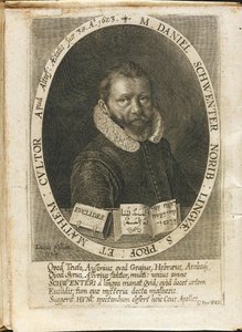 Portræt af Daniel Schwenter 1585-1636 af Lucas Kilian