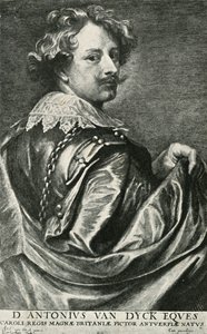 Portræt af Vandyck, 1906. af Lucas Vorsterman