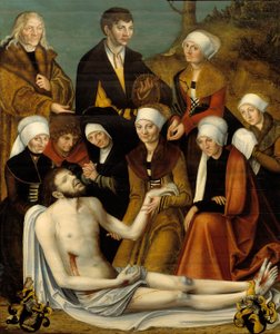 Klagesangen, c.1520-50 af Lucas studio of Cranach