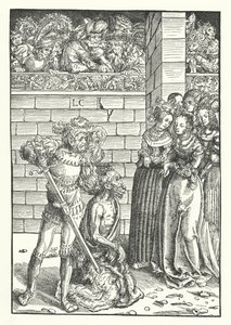 Halshugningen af Johannes Døberen (gravering)
