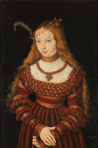 Trolovelsesportræt af Sybille af Cleves