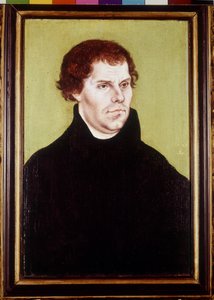 Portræt af Martin Luther (1483 - 1546), Maleri af Carnach