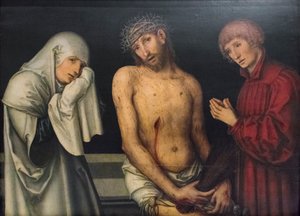Medfølelse af Lucas the Elder or Hans (d.1537) Cranach