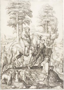 Abigail før David af Lucas van Leyden
