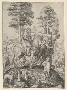 Abigail Før David, ca. 1507. af Lucas van Leyden