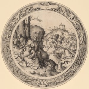 Kristus bærer korset af Lucas van Leyden