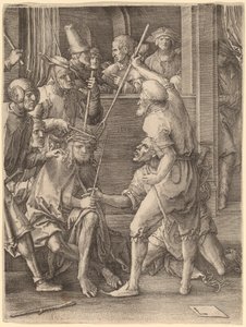 Kristus kronet med torne af Lucas van Leyden
