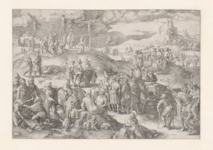 Kalvariebjerget af Lucas van Leyden