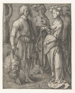 I triumf gå David af Lucas van Leyden