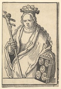 Ecclesia Christi Faith, fra serien af Sibyller, ca. 1530. af Lucas van Leyden