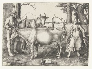 Mælkepigen af Lucas van Leyden